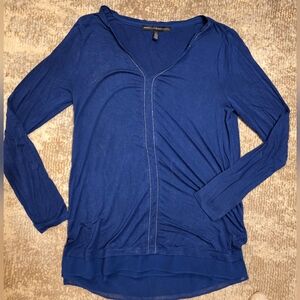 White House Black Market Blue Top